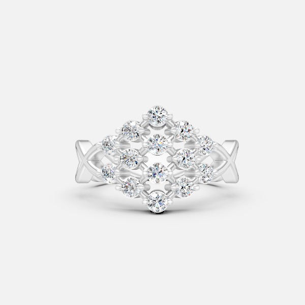 Blooming Spark Lab Grown Diamond Ring
